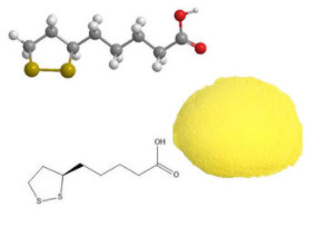 Grado Alpha Lipoic Acid Powder CAS 1200-22-2 de USP para la salud del corazón